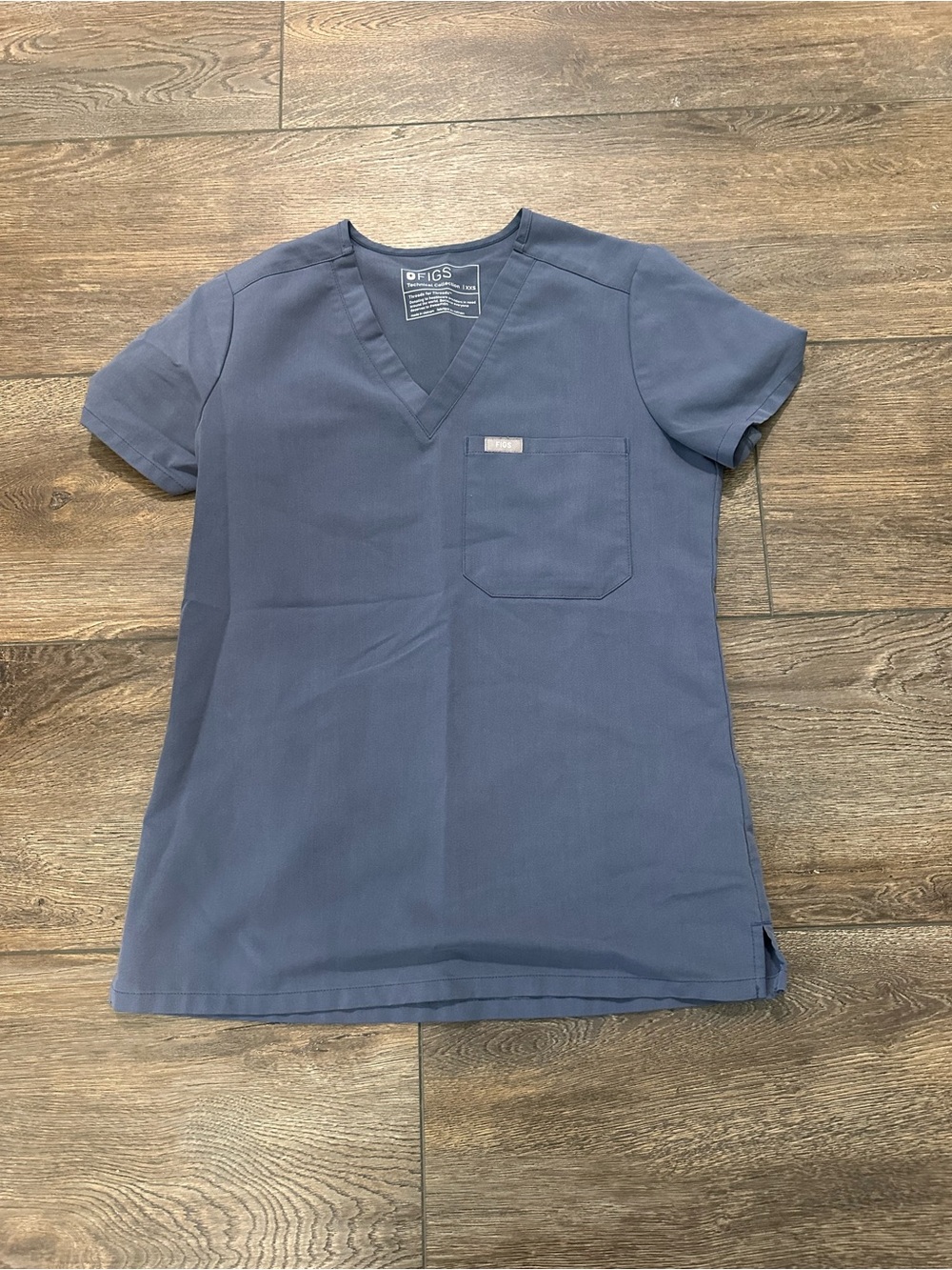 Figs Women’s Catarina V-Neck Scrub Top in Space Navy